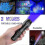Super Bright 120000lm UV Torch Ultra Violet Flashlight Blacklight Light Lamp LED 4