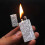 (Pixiu Silver) Refillable Metal Cigarettes Lighter With Traditional Design Multipurpose Portable Metal Lighter for Collection 3