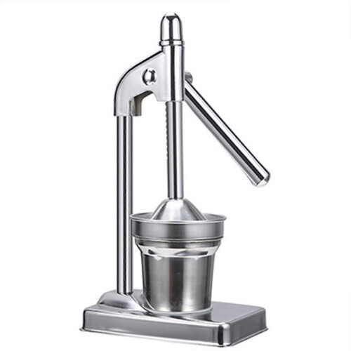 (Natural) Cast Iron Juicer Hand Press Multi-Purpose Fruit Press Squeezer for Oranges Citrus