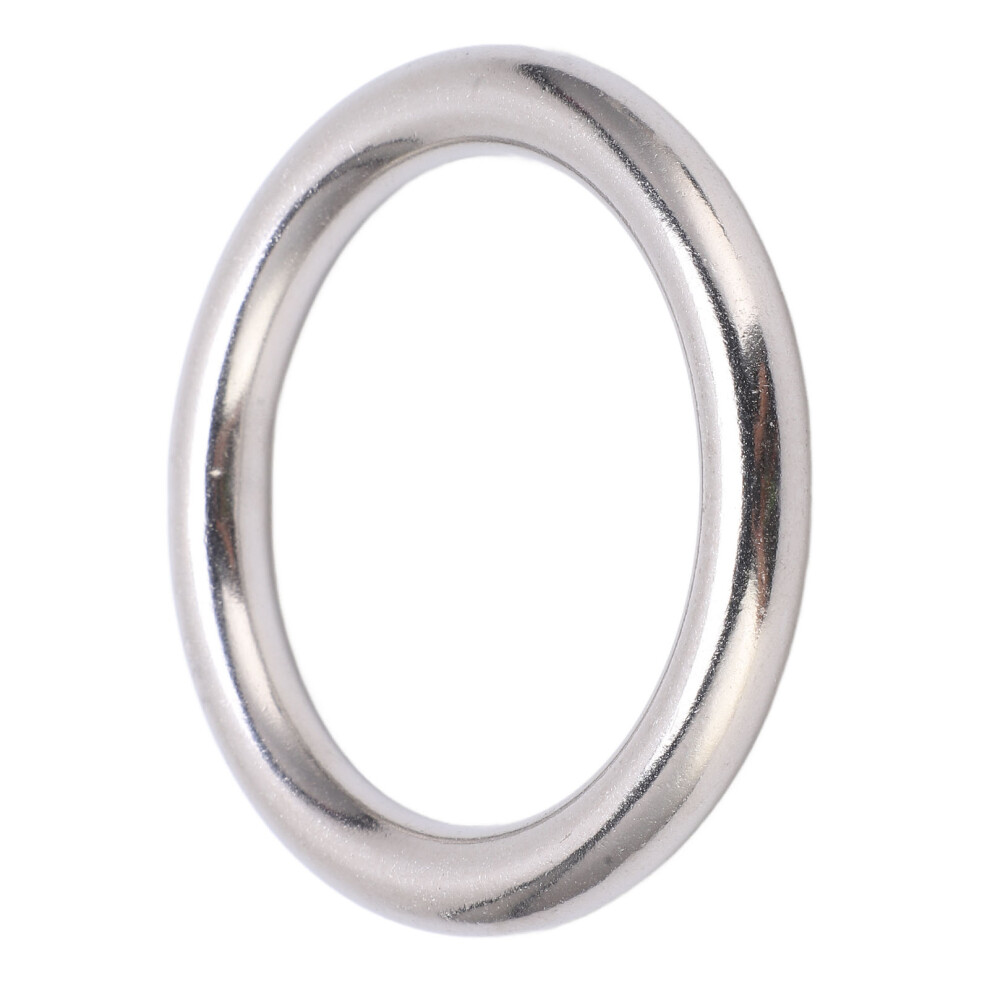 Stainless Steel Welded O Ring 10X60mm For Diving, Navigation, Bags 8441376966248