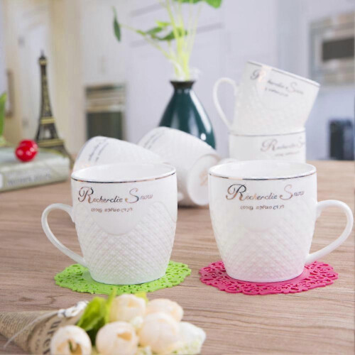 (Without A Pallet) Elegant Ceramic Water Pitcher Tea Set Present Reusable Practical Tea Pot Set Gift for Tea Lover 2