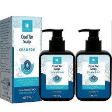 (2pcs)Coal Tar Lotion Shampoo Antibacterial Liquid Dandruff Itching Hair Care