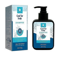 (1pc)Coal Tar Lotion Shampoo Antibacterial Liquid Dandruff Itching Hair Care