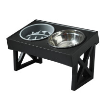 Dogs Bowls With Stand Slow Feeders Cats-Stainless Steel Bowl
