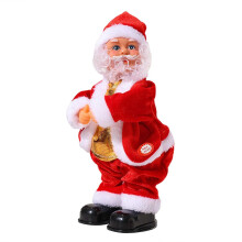(Standing) Electric Twerking Santa Toy - Animated Twisted Hips Dancing & Singing Musical Christmas Doll Holiday Gifts for Kids & Home Decoration