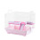 Luxury Dwarf-Hamster Cage Small Animal-Pink platform on whi 1