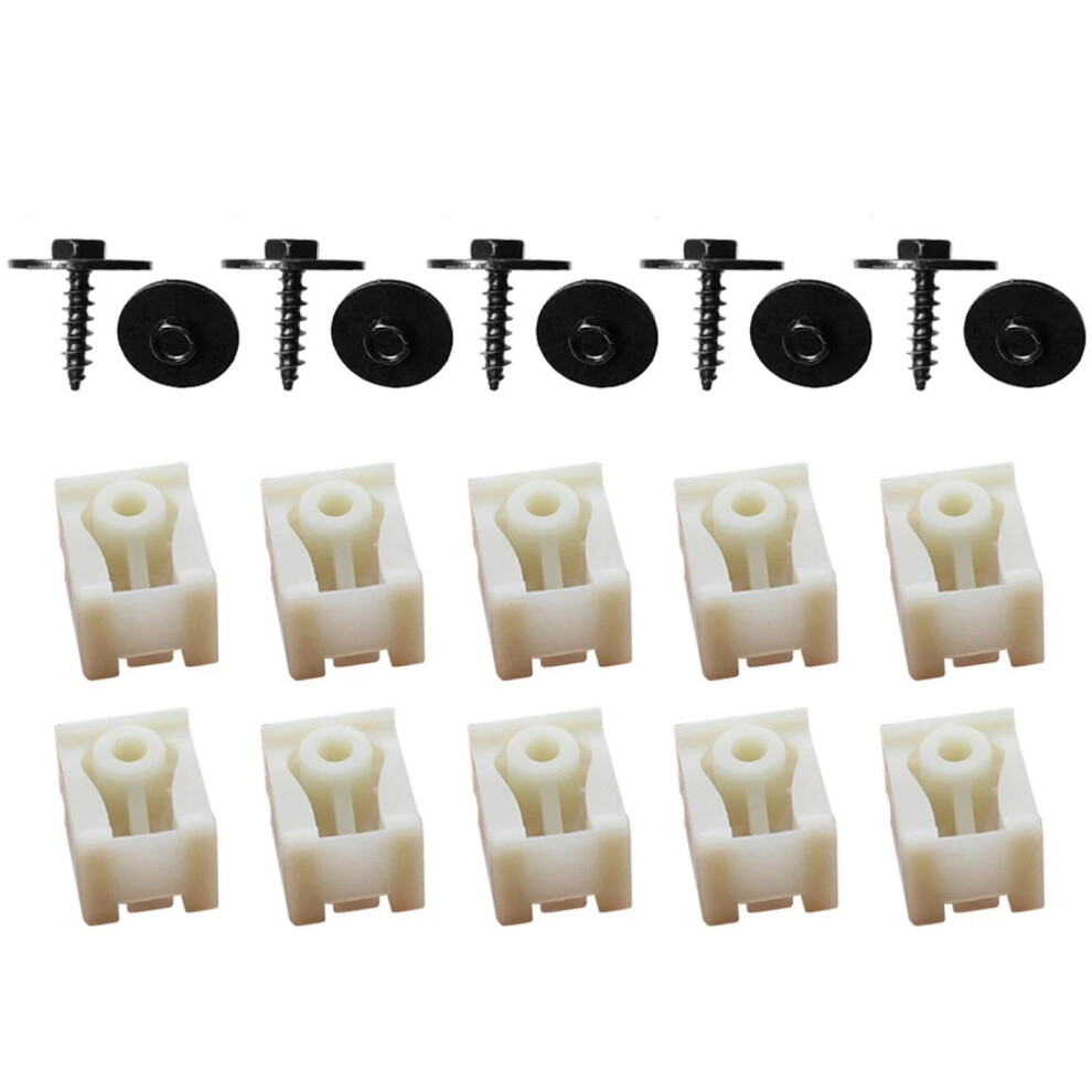 Car Fastener Clips For Bmw, 20Pcs Fender Liner And Trim Panel Retainer Set With Bolts 9189345330209