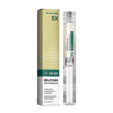 (3PCS)Melatoning Ampoule 5X - Hydrating Dark Spot Serum with Niacinamide & Glutathione for Uneven Skin - Fast Absorbing Day & Night Ampoule