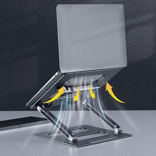 Laptop Cooling Bracket Tablets Notebook Holder with Phone Stand for Macbooks 2