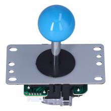 Arcade Joystick 5 Pin 8-Way Replacement Part for Xbox 360 PS2 PS3 Blue