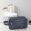 (Black) Large Capacity Makeup Bag For Travel Cosmetic Organizer 3