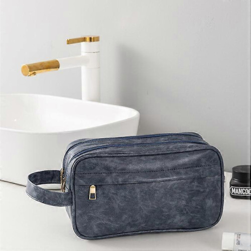 (Black) Large Capacity Makeup Bag For Travel Cosmetic Organizer 2