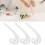Sewing French Curve Ruler for Pattern Making, Bendable Drawing Template Durable Plastic Material Clear Measurement Scale High Accuracy Ruler, 6