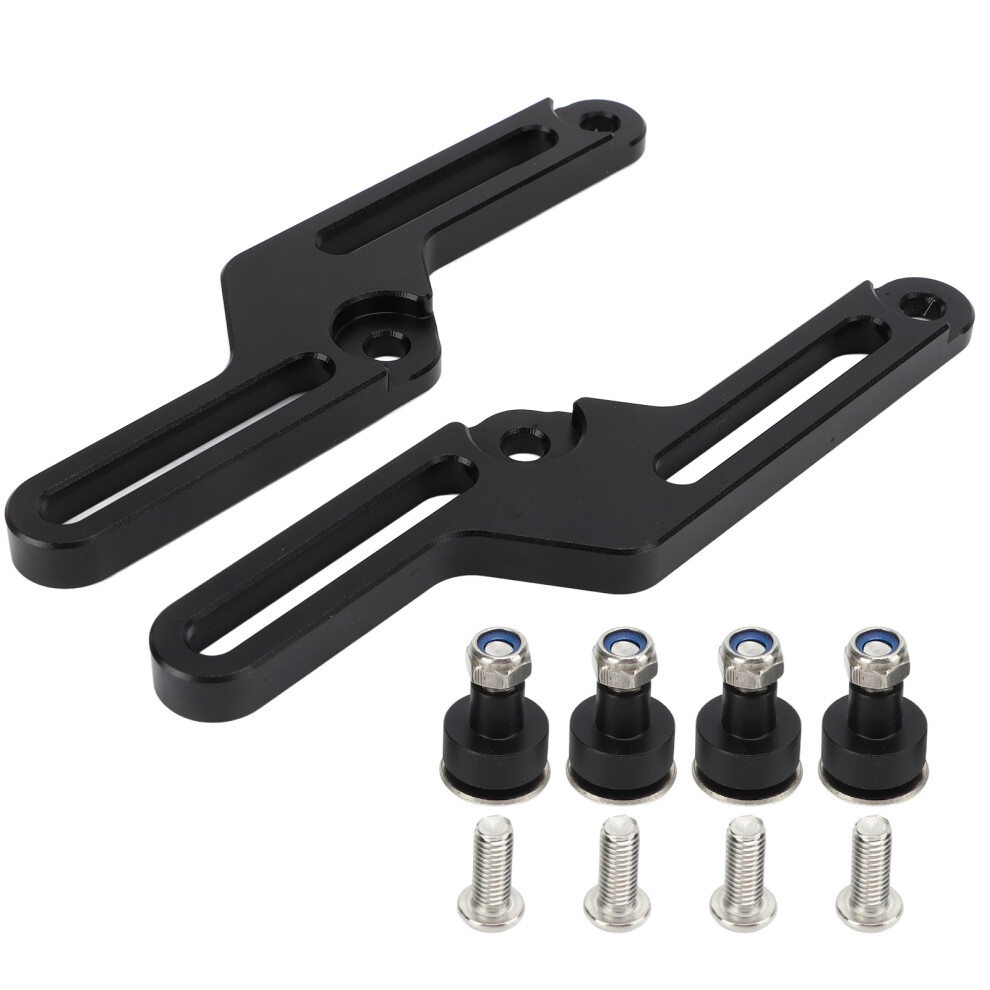 Windscreen Bracket Kit For Motorcycle, Rustproof Construction Sturdy Aluminum Alloy Windshield Mount Bracket Kit, Adjustable Height Windscreen 9358999856629