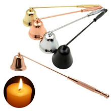 Candle Wick Dipper Tool, Vintage Charm Candle Accessory for Flame Dousing, Adjustable Head for Deep Jars, Rust-Resistant Stainless Steel Construction