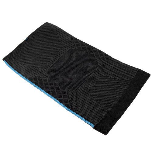 Elastic Knee Support Sleeve Breathable Compression Gear for Sport Medium Grey