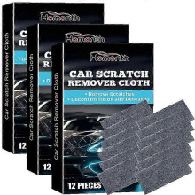 3x12Pcs Nano Magic Cloth Easily Repair Paint Scratches Car Scratch Repair Easily Repair Paint Nano Sparkle Cloth Pack Portable