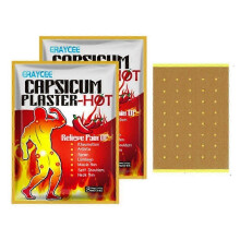 (16pcs - 2Bags) Capsaicin Patchesfor Back, Knee, Neck and Shoulder, Joint and Muscle Reliving Patches Capsicum Plaster Heating Pads  8pcs/bag