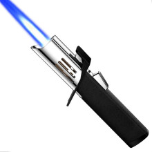 (Black Scrub) Butane Torch Lighter with Seatbelt Cutter Versatile Multi-Purpose Use for Camping Essential