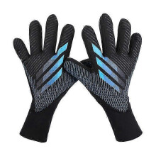 (10, Black) New Football Goalkeeping Gloves Falcon Football Gloves Training Wear Resistant Non-Slip Adults Goalkeeping Gloves