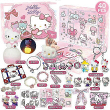 (Hello Kitty) 2025 Advent calendar Countdown to Christmas with animals - Blind Box Gift Box Animal