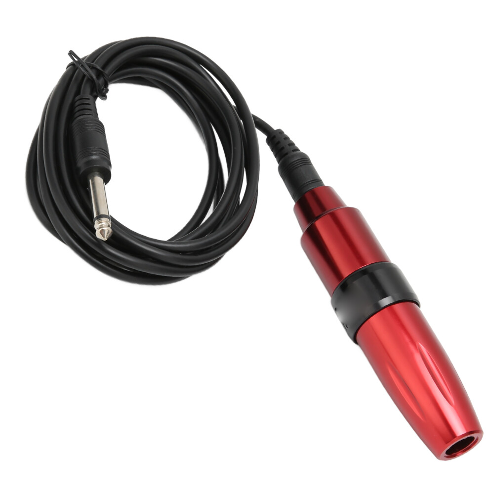 Red Adjustable Needle Length Motor Tattoo Pen For All Cartridge Needles
