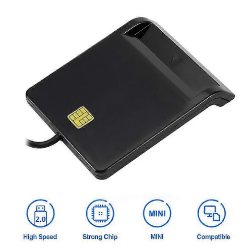 USB 2.0 Smart Card Reader Memory for ID Bank EMV Electronic DNIE Dni Citizen Sim 2