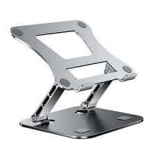 (A 01) Universal Laptop Stand Aluminum Alloy Adjustable Folding Laptop Cooling Stand For