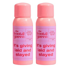 (2pcs, Queen) 120ml Lace Melting Spray for Wigs - Ashy Bond Adhesive Strong Hold for Lace Front Flawless-Finish