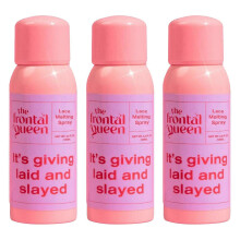 (3pcs, Queen) 120ml Lace Melting Spray for Wigs - Ashy Bond Adhesive Strong Hold for Lace Front Flawless-Finish