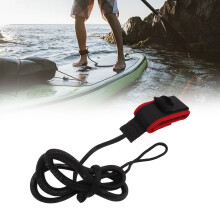 Adjustable Surfboard Foot Rope 160cm PVC Black Red Safety Lifeline
