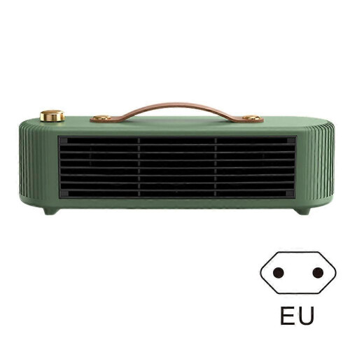 (EU plug, Green) Small room heaters Energy-Efficient-Personal Heaters Cozy Office Workspaces