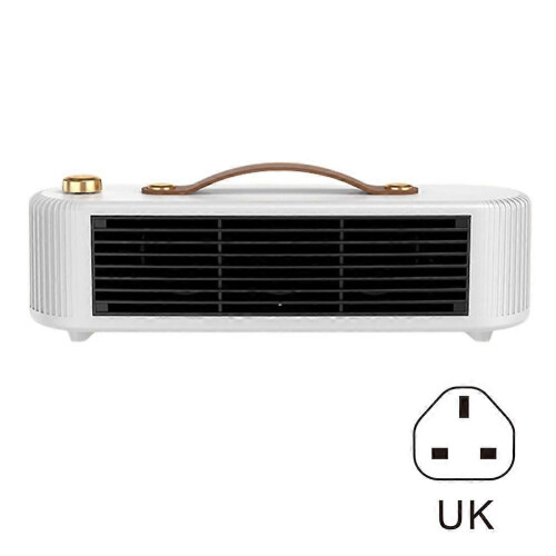 (UK plug, White) Small room heaters Energy-Efficient-Personal Heaters Cozy Office Workspaces 1