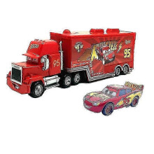 (6) Die-cast Toy Set: Cars 2 Lightning Mcqueen, Jackson Storm, Chick Hicks, Mack