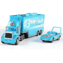 (5) Die-cast Toy Set: Cars 2 Lightning Mcqueen, Jackson Storm, Chick Hicks, Mack