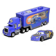 (13) Die-cast Toy Set: Cars 2 Lightning Mcqueen, Jackson Storm, Chick Hicks, Mack