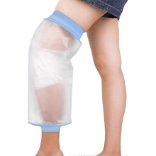 (Knee-L) Waterproof Knee Cover For Shower - Reusable, Watertight Protection For Surgery & Injuries