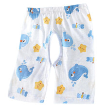 (90 yards, Little whale) Breathable Cotton Summer Open Crotch Pants For Kids Infants Easy Diaper Change Play Wear Enjoy Comfort  Small car 90 yards