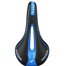 (Black Blue) Bike Seat Bicycle Saddle Soft Breathable Bike Cushion Comfortable Bicycle Saddle for Bike