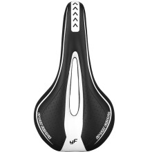 (Black White) Bike Seat Bicycle Saddle Soft Breathable Bike Cushion Comfortable Bicycle Saddle for Bike