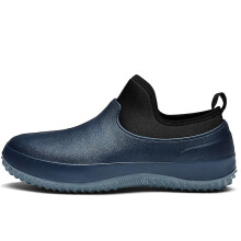 (42,Blue)Chef Shoes with Rubber Sole Waterproof Non Slip Slip-on Shoes Rain Boots for Men Women
