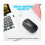 Silent Wireless Mouse, 2.4G Slim Portable Computer Mice with USB Receiver, Less Noise Mobile Optical Mouse (Black) 2