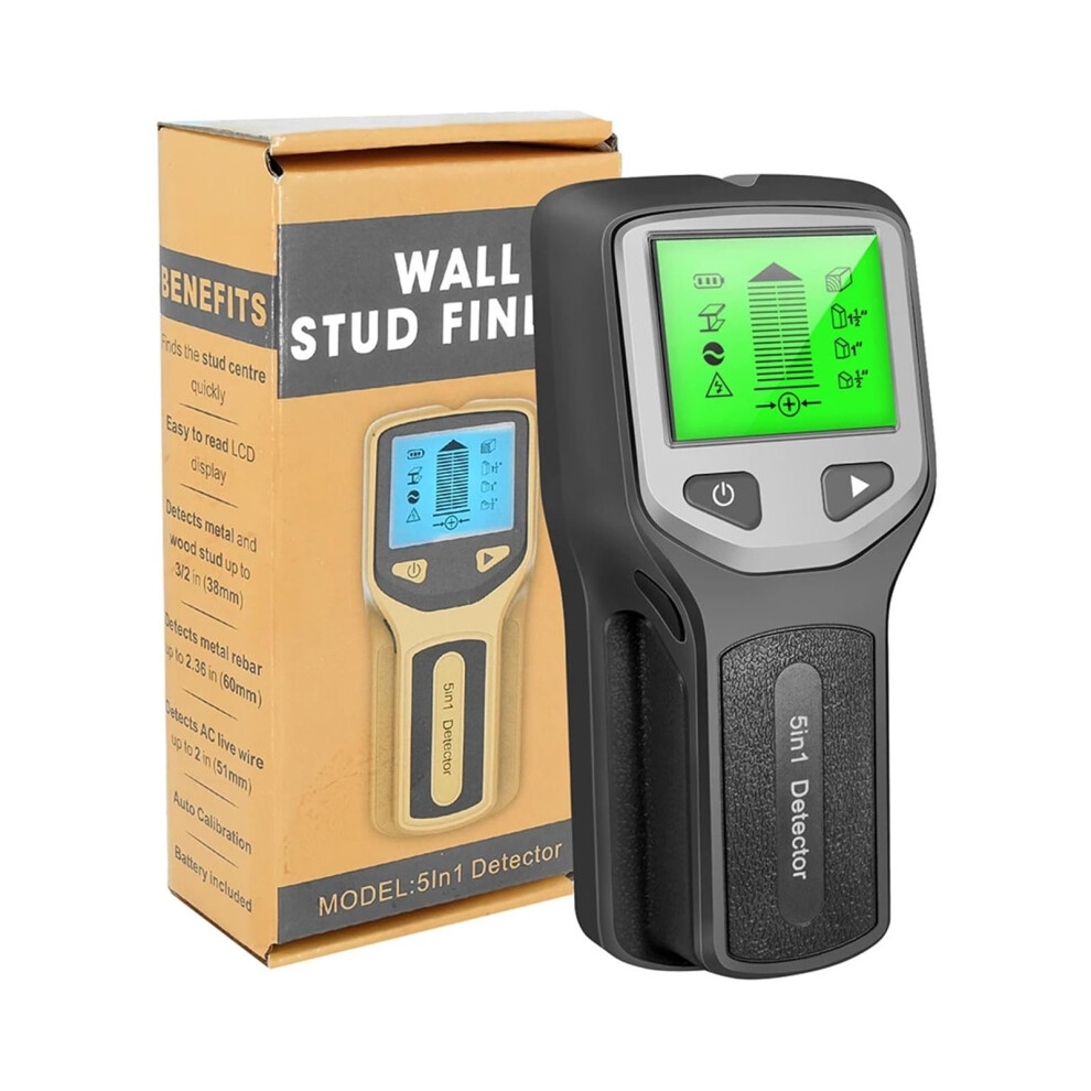 Stud Detector Lcd Digital Wall Scanner, Ac Wiring Cable Detector, Stud Finder Sensor Tester 9187378517581