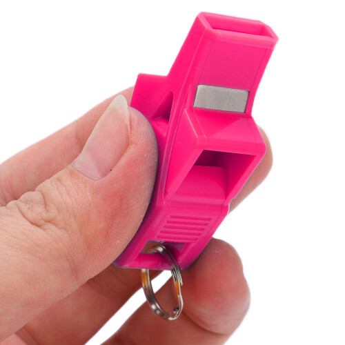 Dolphin referee whistle portable - rose red, durable sound 2