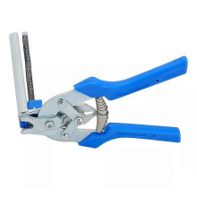 (Blue) New Hog Pliers Tool With 600 Pcs M Clips Staples Chicken Mesh Cage Wire Fencing Caged Clamp Poultry Supplies Chicken Cage