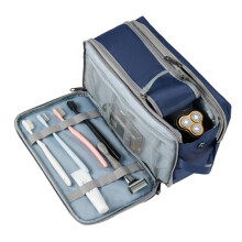 (Navy Blue) Men's Toiletry Bag Multifunctional Large Sapacity Storage Bag For Travel