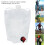 Récipient d'eau pliable 5 L - PE pliable 7