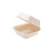 Organic burger boxes Compostable In Cellulose Pulp Double 1000 ML Takeaway Sandwich And Burger Packaging 1