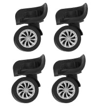 Replacement Wheels for Luggage 4-Pack Universal Spinner Wheels for Suitcases Compatible with Luggage Brands Swivel Wheels for Travel