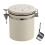 (1.5L, White) Coffee Beans Container, Rustproof Airtight Stainless Steel Container, Dried Fruit Food Storage Container 1